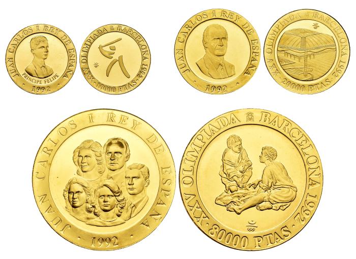 Monedas de oro