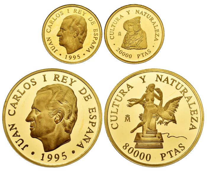 Monedas de oro