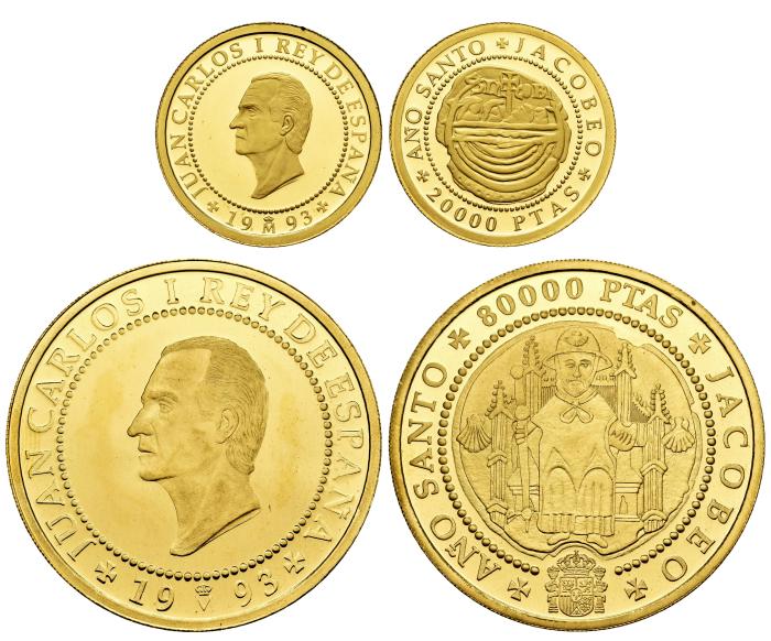 Monedas de oro