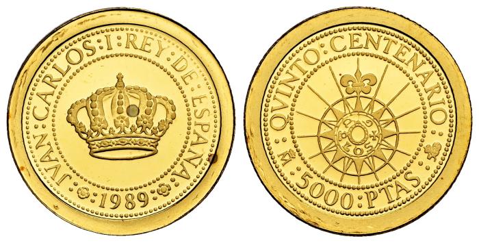 Monedas de oro
