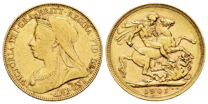 Monedas de oro