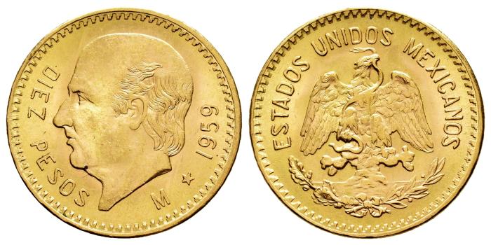 Monedas de oro