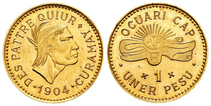 Monedas de oro