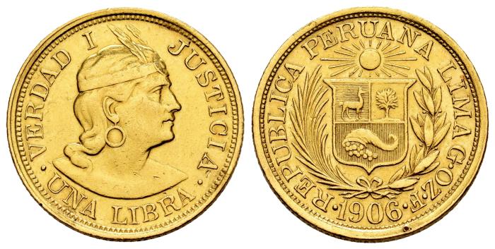 Monedas de oro