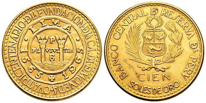 Monedas de oro