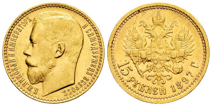 Monedas de oro