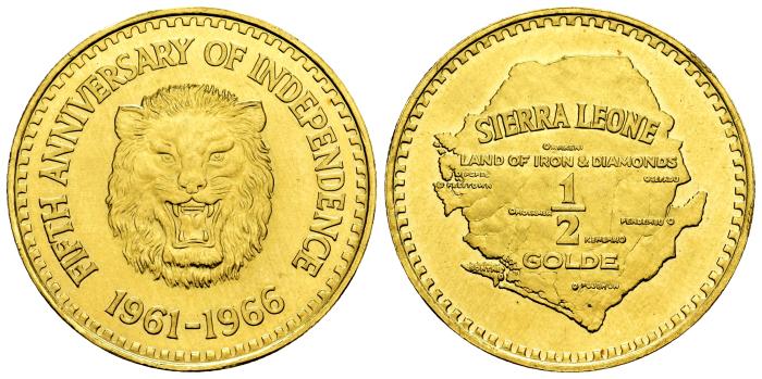 Monedas de oro