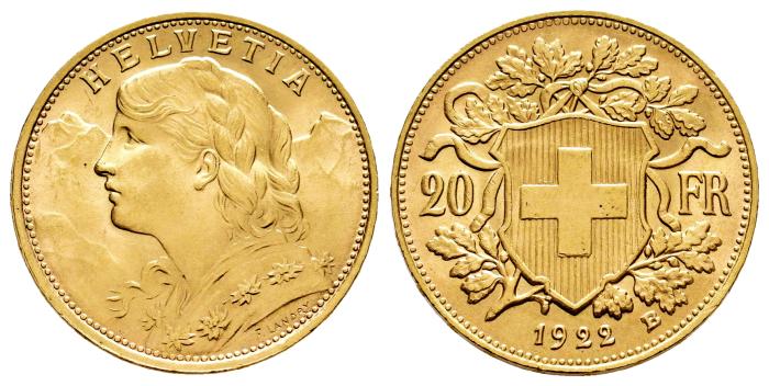 Monedas de oro