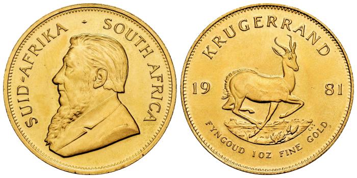 Monedas de oro