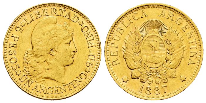 Monedas de oro