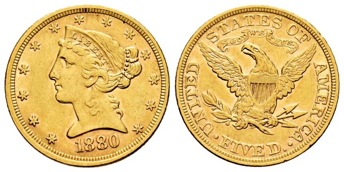 Monedas de oro