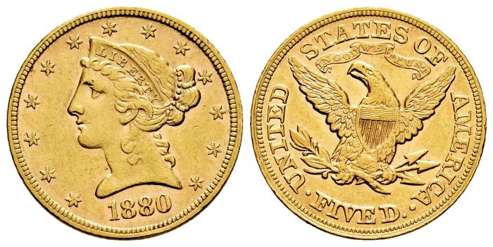 Monedas de oro