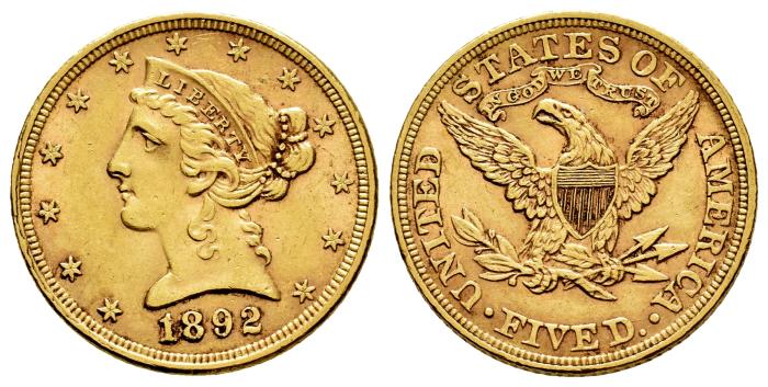 Monedas de oro