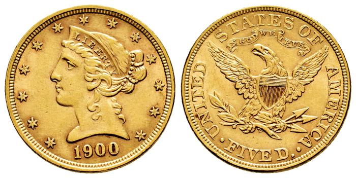 Monedas de oro