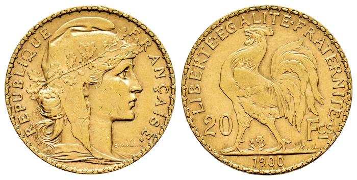 Monedas de oro