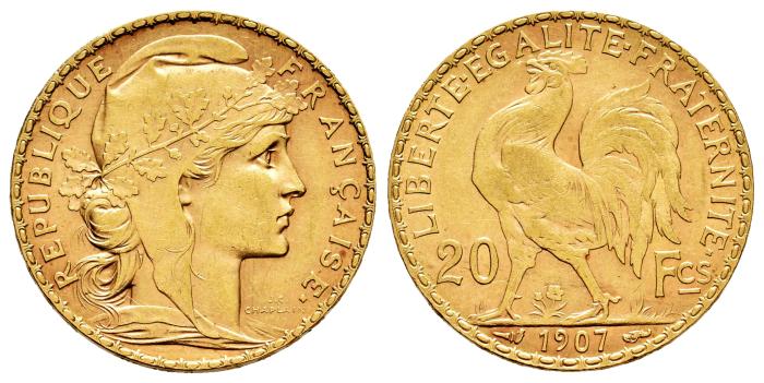 Monedas de oro
