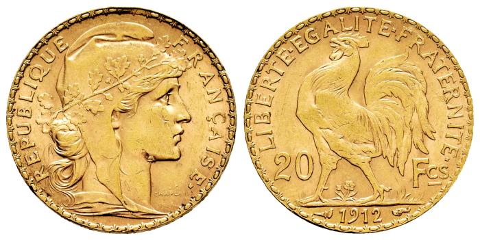 Monedas de oro