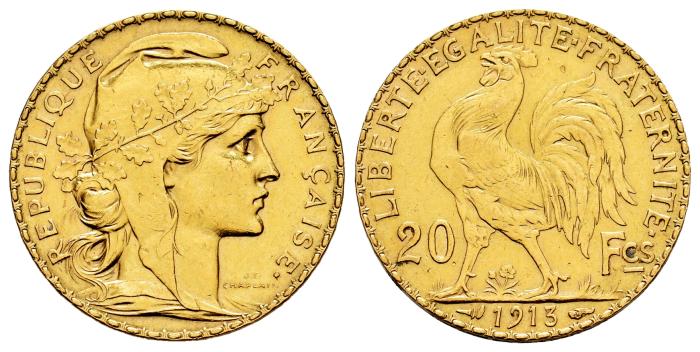 Monedas de oro