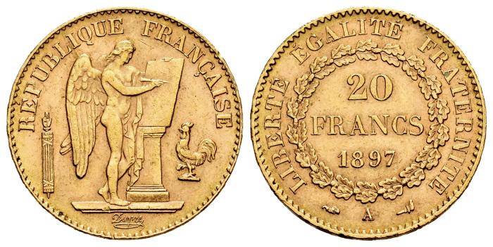 Monedas de oro