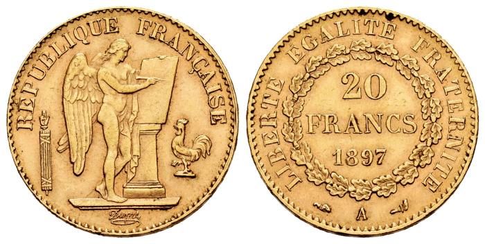 Monedas de oro