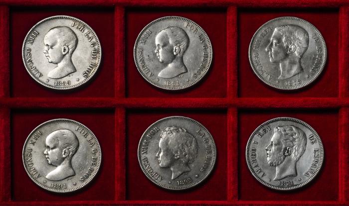 Monedas de plata