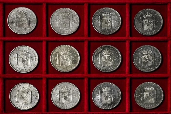 Monedas de plata