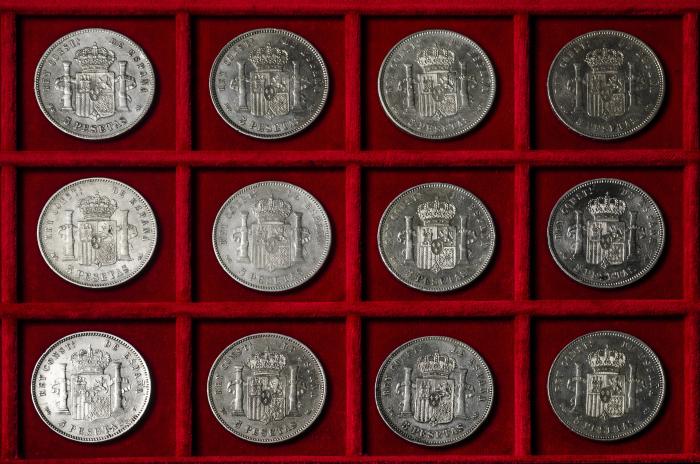 Monedas de plata