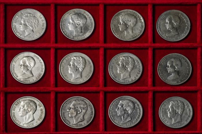 Monedas de plata