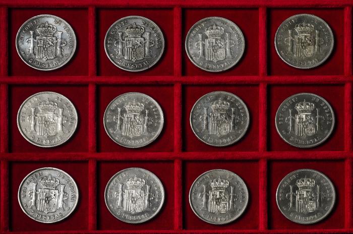 Monedas de plata