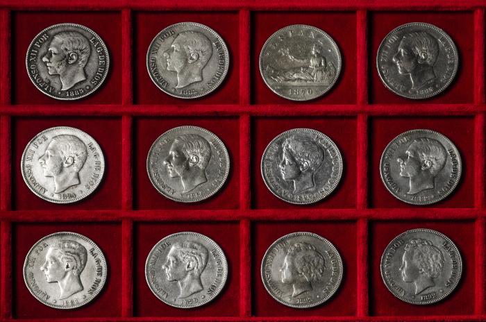 Monedas de plata