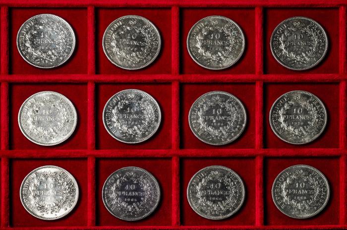 Monedas de plata