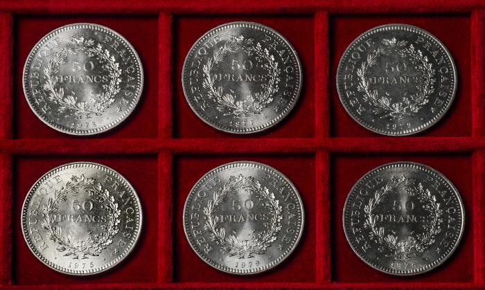Monedas de plata