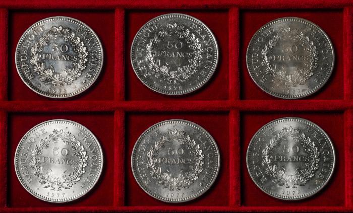Monedas de plata