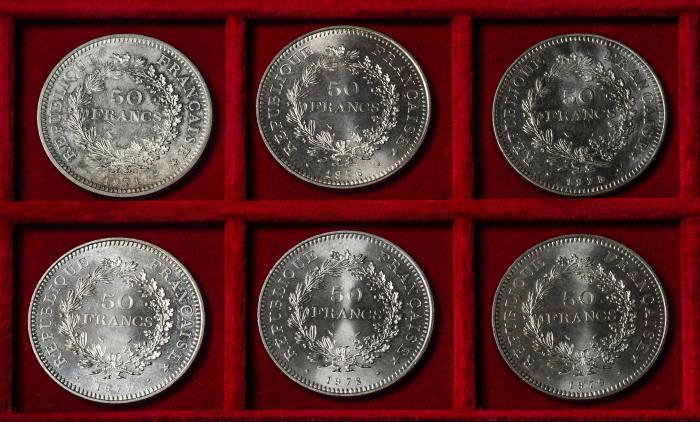 Monedas de plata