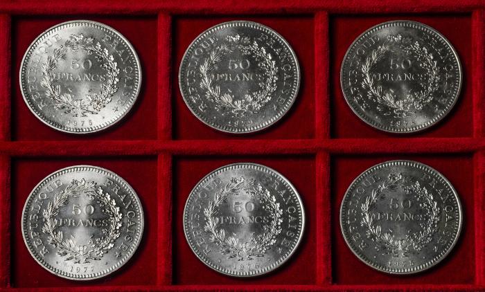 Monedas de plata