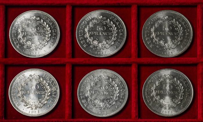 Monedas de plata