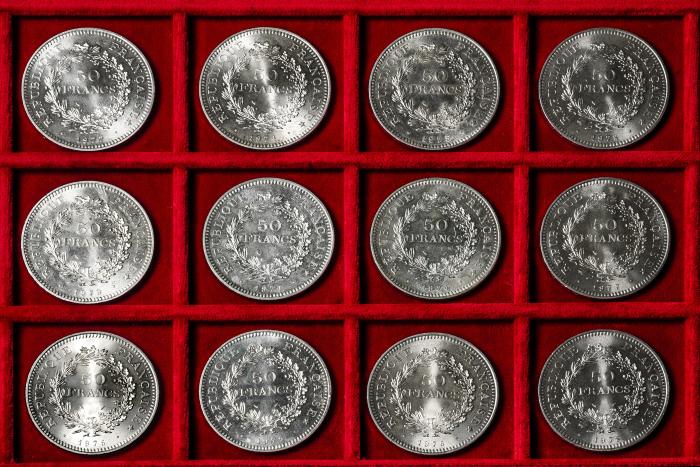 Monedas de plata