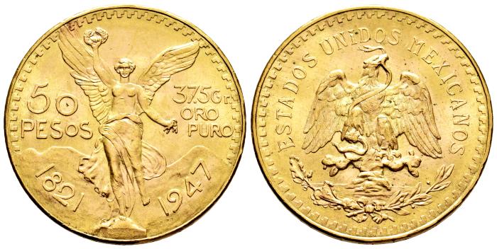 Monedas de oro