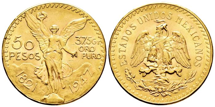 Monedas de oro