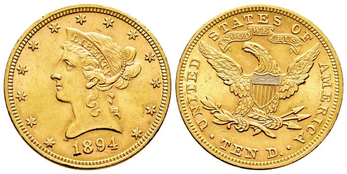 Monedas de oro