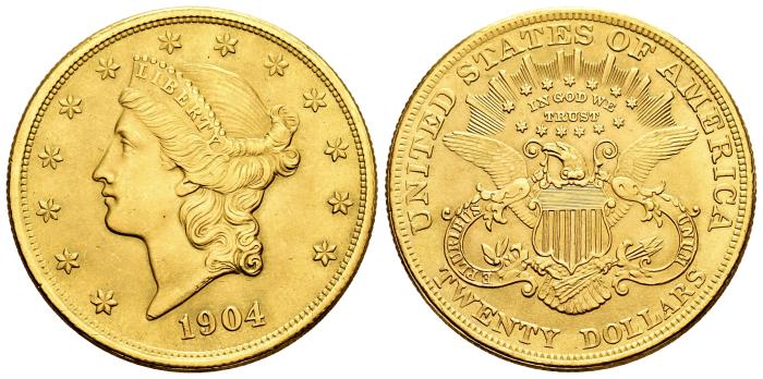 Monedas de oro