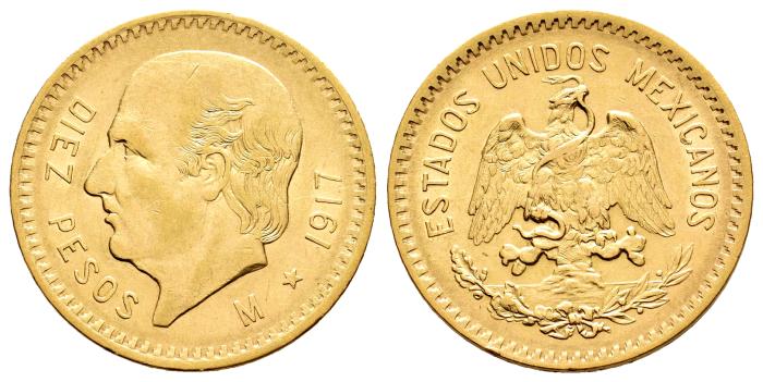 Monedas de oro