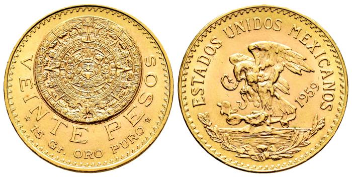 Monedas de oro