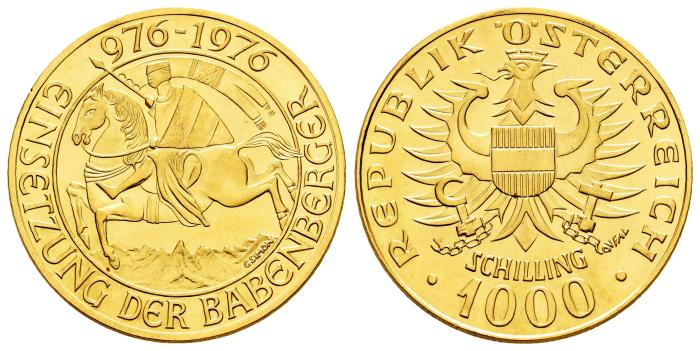 Monedas de oro