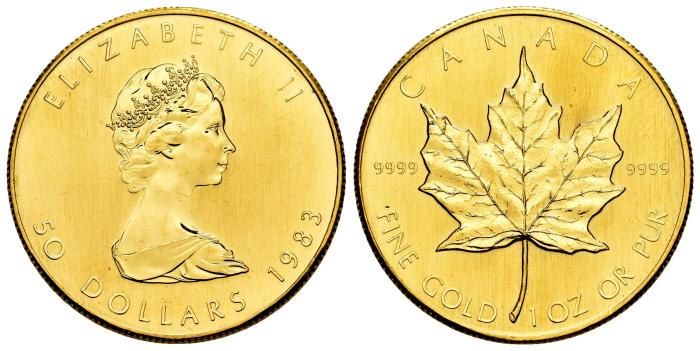 Monedas de oro