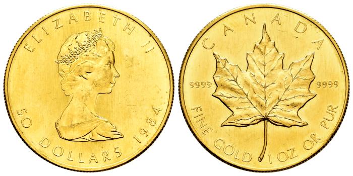 Monedas de oro